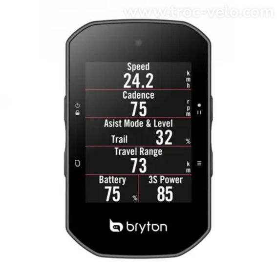 Compteur GPS vélo BRYTON RIDER S500T* (*avec ceinture cardio et capteurs vitesse et cadence) - 2