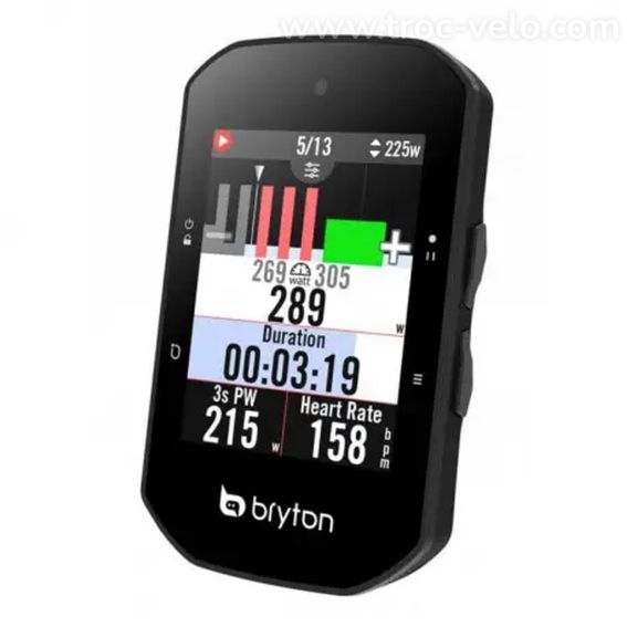 Compteur GPS vélo BRYTON RIDER S500T* (*avec ceinture cardio et capteurs vitesse et cadence) - 5