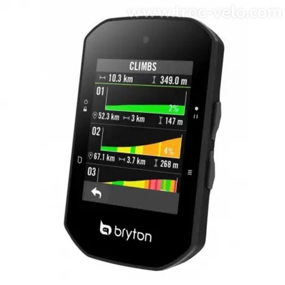 Compteur GPS vélo BRYTON RIDER S500T* (*avec ceinture cardio et capteurs vitesse et cadence) - 6