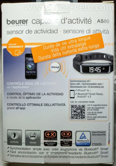 Beurer AS 80 - Suivi d'activités - monochrome - Bluetooth - 2