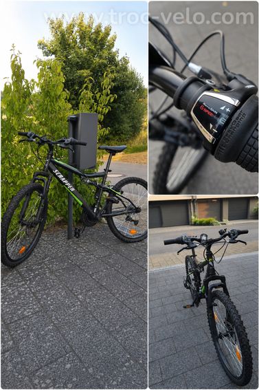 VTT 24 pouces SCRAPPER – 18 vitesses – Freins à disque – Très bon état - 2