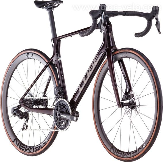 Velo De Route Cube Agree C 62 Slx Sram Force Etap Axs 12v 700 Mm Rouge Liquid 2025 T 56 174 185cm   Produit Reconditionne - 2