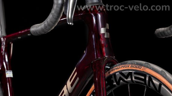 Velo De Route Cube Agree C 62 Slx Sram Force Etap Axs 12v 700 Mm Rouge Liquid 2025 T 56 174 185cm   Produit Reconditionne - 5