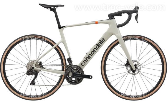Vélo de route CANNONDALE Synapse Carbon 4 Beige – Taille M/L 56 – 2026