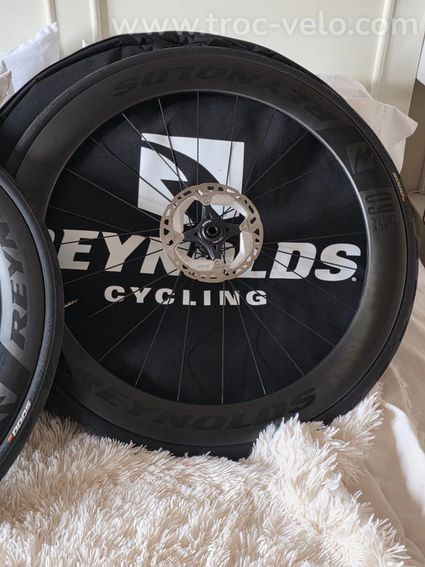 Paire de roues Reynolds Black Label 60 en carbone pour freins à disque - 2