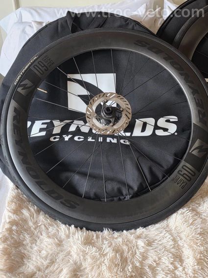 Paire de roues Reynolds Black Label 60 en carbone pour freins à disque - 3