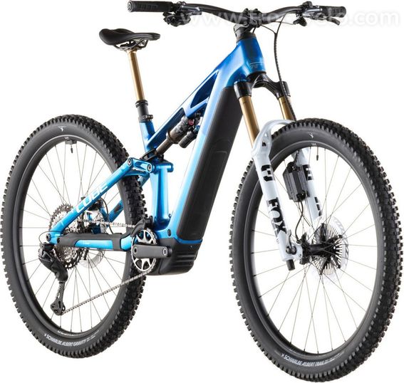 Vtt Electrique Tout Suspendu Cube Stereo Hybrid One44 Hpc At 800 12v 800 Wh Bosch 120 Nm 29   Bleu Actionteam 2026 T L 174 187cm   Produit Recondition - 2