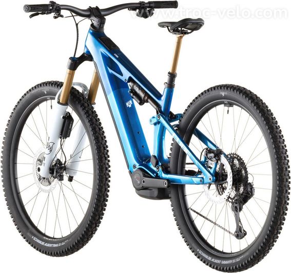 Vtt Electrique Tout Suspendu Cube Stereo Hybrid One44 Hpc At 800 12v 800 Wh Bosch 120 Nm 29   Bleu Actionteam 2026 T L 174 187cm   Produit Recondition - 4