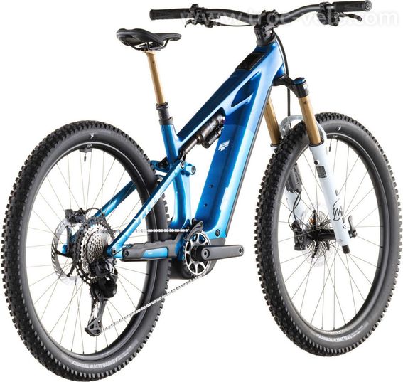 Vtt Electrique Tout Suspendu Cube Stereo Hybrid One44 Hpc At 800 12v 800 Wh Bosch 120 Nm 29   Bleu Actionteam 2026 T L 174 187cm   Produit Recondition - 5