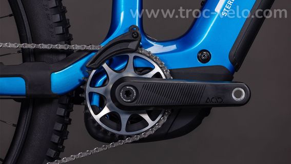 Vtt Electrique Tout Suspendu Cube Stereo Hybrid One44 Hpc At 800 12v 800 Wh Bosch 120 Nm 29   Bleu Actionteam 2026 T L 174 187cm   Produit Recondition - 8