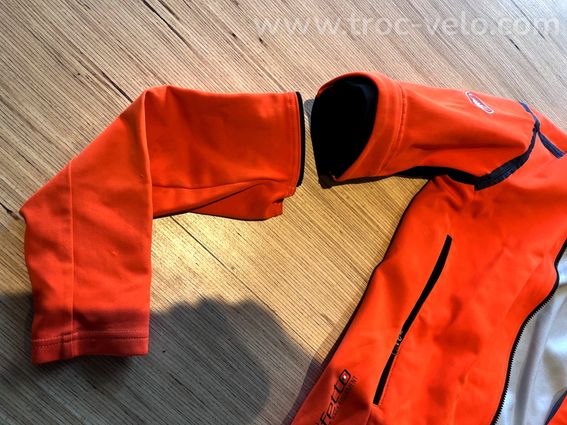 Veste CASTELLI CONVERTIBLE PERFETTO ROS 2 - Taille S - Orange - 8