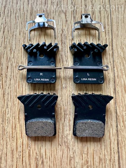 Plaquettes de freins ventilées pour Shimano L05A résine - 2