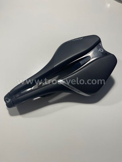 Selle Courte Prologo Prologo Dimension-Nack 143mm - Court Mixte Adulte, Rail Carbone, Blanc/noir Selle Vélo