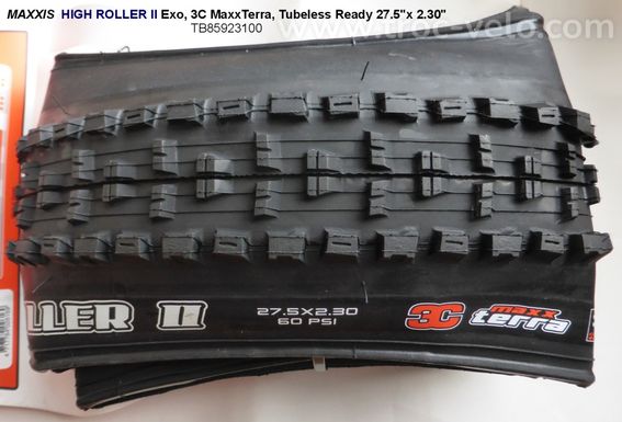Pneu VTT 27.5"x2.30" MAXXIS HIGH ROLLER II Exo, 3C MaxxTerra, Tubeless Ready
