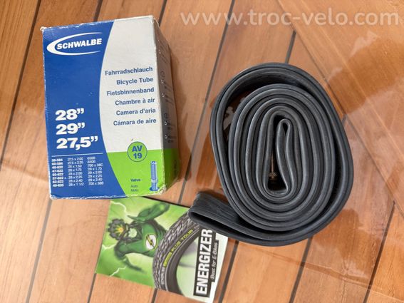 chambre à air neuve schwalbe 28, 29,27.5 valve Schrader ( ou voiture) - 6
