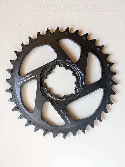Plateau SRAM XX1 aluminium SL léger direct mount 34T Eagle X Sync 2 - 2
