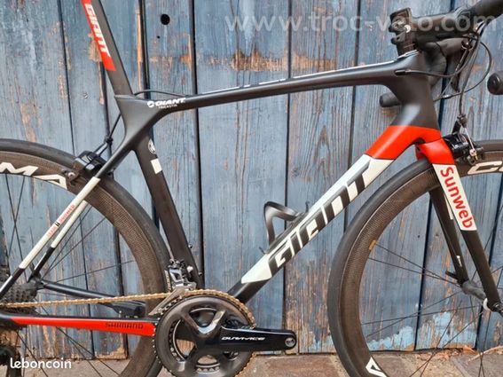 Vélo carbone Giant TCR Team sunweb complet ou kit cadre, route course - 4
