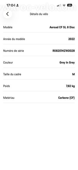 Canyon Aeroad CF SL 8 Disc 2022 – ultegra – DT Swiss ARC 1600 – 960 km - 4