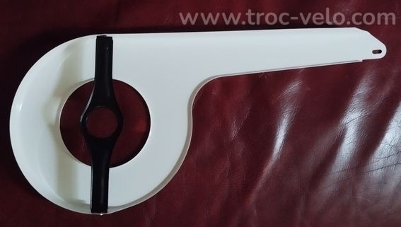 Carter de chaine vélo blanc Hitway 21x48cm en Tbé - 3