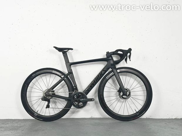 Vélo de route Specialized Venge S-Works Shimano Dura-Ace di2 Taille 54 / Roues DT Swiss Arc 1400 Dicut Carbon - 1