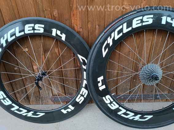 Paire Roues Carbone Cycles 14 80 Mm Boyau - 4