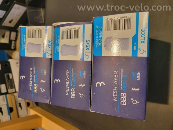 Sous-Maillots BBB blancs (sans manches) - 5