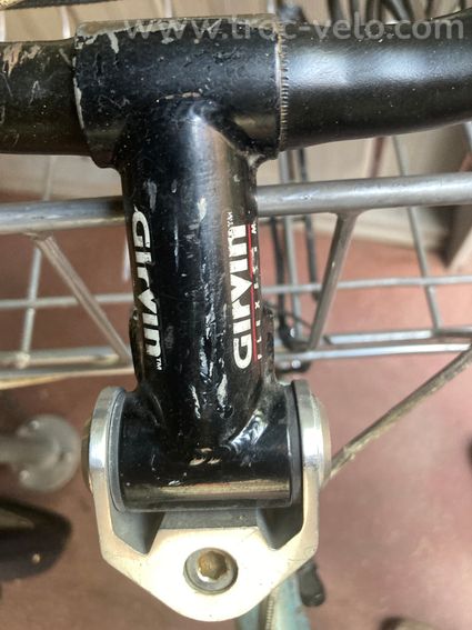 Cycles Burdet Vends vélo de ville bleu azur,vintage - 3