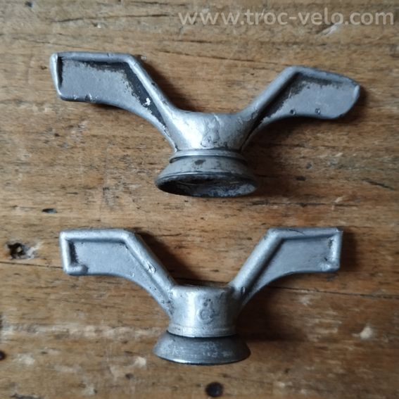 Ecrous de serrage papillon de roue Atax 8mm aluminium en Bé - 2