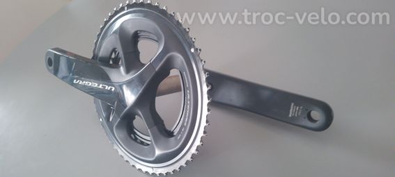 Vends  pédalier Shimano Ultegra R8000. 52x36.   Manivelles  172.5mm - 2