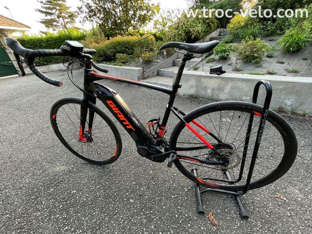 Vélo électrique course Giant E+2 Pro Road - 1