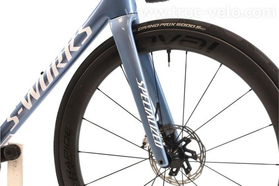 Produit Reconditionne    Specialized S Works Tarmac Sl8 Axs 12v    Bleu   Velo De Route   Tres Bon Etat - 5