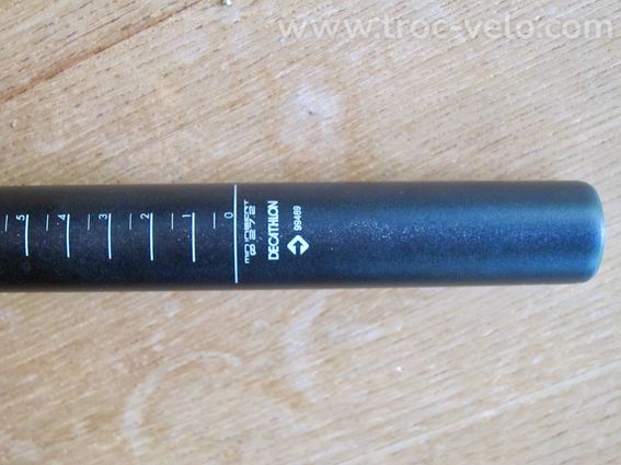 Tige de selle Decathlon 27,2x25x300mm - 2