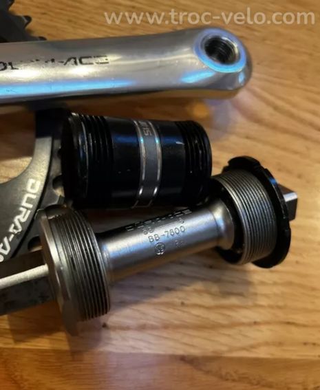 Pédalier sur chenilles Shimano Dura Ace FC-7600 NJS