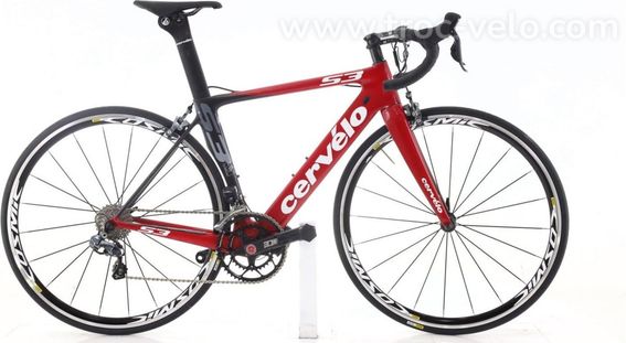 Produit Reconditionne Cervelo S3 Di2 11v Rouge Velo De Route Tres Bon Etat