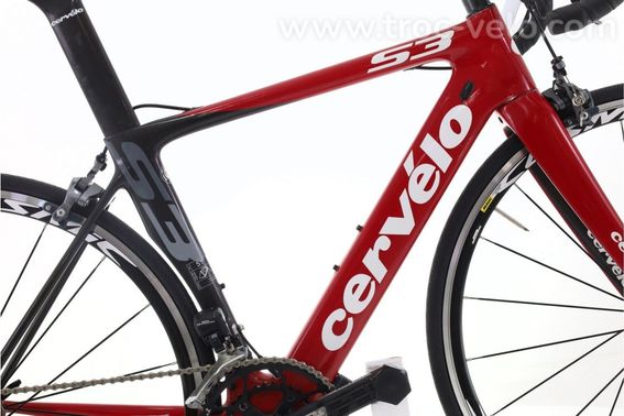 Produit Reconditionne Cervelo S3 Di2 11v Rouge Velo De Route Tres Bon Etat - 2