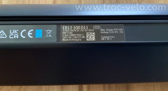 Batterie BOSCH 36V 16,7Ah 625Wh - 2