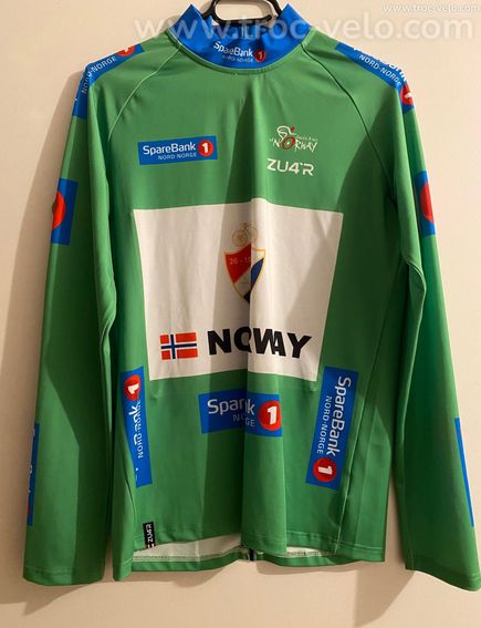 Maillot vert protocole Arctic Race of Norway