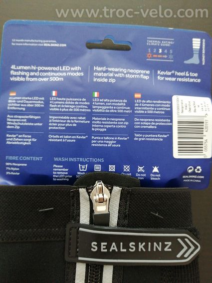 Sur-chaussures Sealskinz taille M étanches  - 2