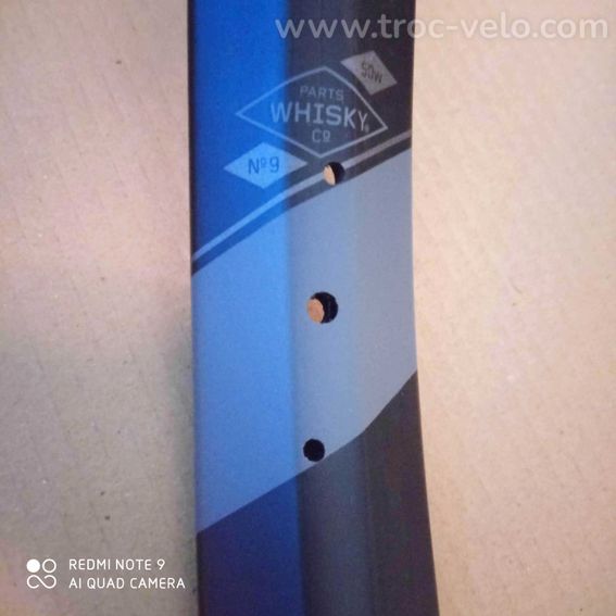 Paire de cercle carbone whisky n9 27.5x50mm neuf - 3