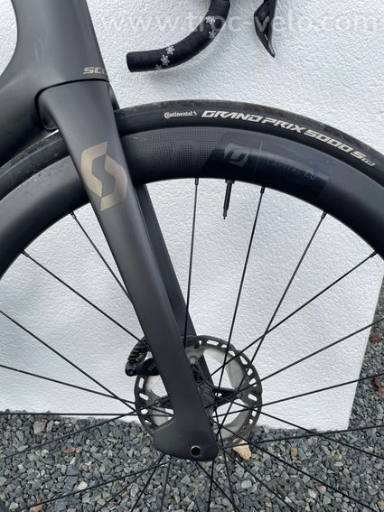 Vélo route carbone Scott Foil (2021) – groupe Shimano Ultegra Di2 – Taille L - 6