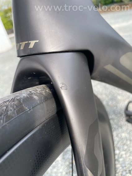 Vélo route carbone Scott Foil (2021) – groupe Shimano Ultegra Di2 – Taille L - 8