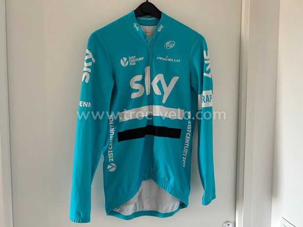 Maillot manches longues Rapha team SKY blue - 7