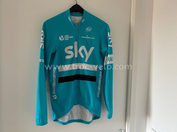 Maillot manches longues Rapha team SKY blue - 9