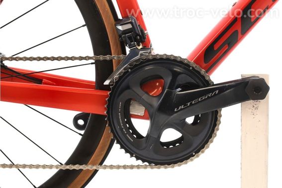 Produit Reconditionne Scott Addict Rc 10 Di2 11v Rouge Velo De Route Bon Etat - 4