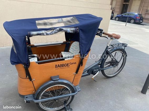 Vélo cargo electrique Babboe Curve Mountain