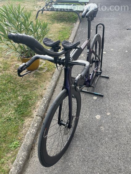 Vélo contre la montre Cervélo Deep Blue Sunset / Bleu 56 cm / 175-185 cm - 3