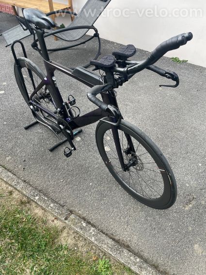 Vélo contre la montre Cervélo Deep Blue Sunset / Bleu 56 cm / 175-185 cm - 4