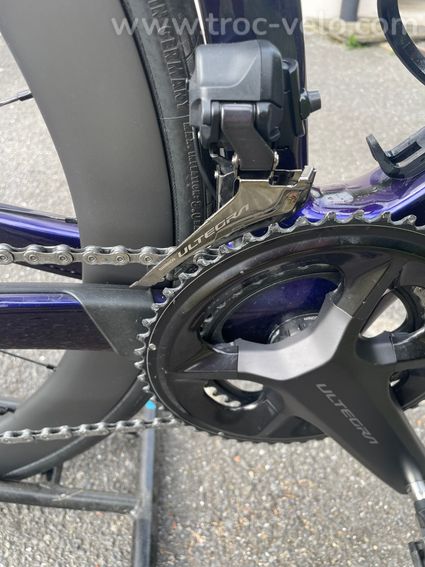 Vélo contre la montre Cervélo Deep Blue Sunset / Bleu 56 cm / 175-185 cm - 5