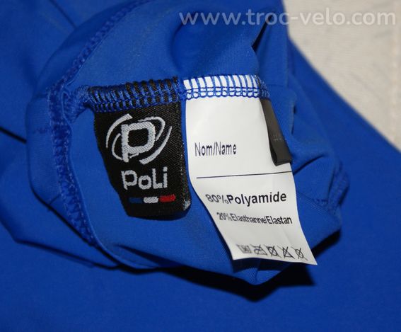 Couvre chaussures vélo - marque "POLI" - taille 44/48 - bleu - 3
