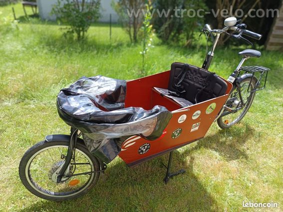 Biporteur électrique Bakfiets Premium Long - Très bien équipé & entretenu - 2